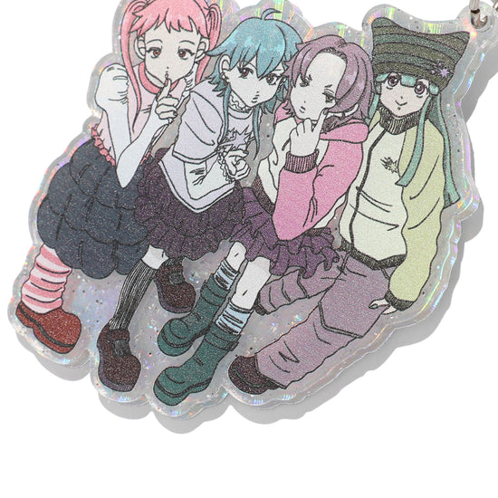 Nice Ghost Club Ghost Angels Photo Acrylic Key Chain [Mix]