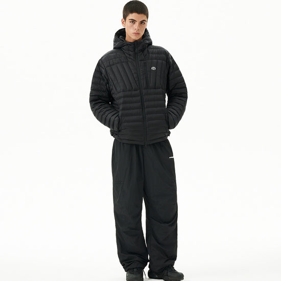 Mahagrid Light Hooded Down Puffer