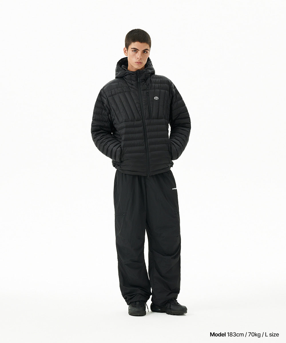 Mahagrid Light Hooded Down Puffer
