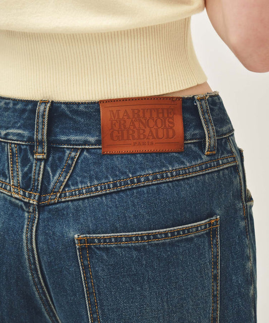 Marithé François Girbaud Women's Slim Straight Denim Pants