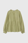 General Idea WOMAN Summer Loose Fit Raglan Pintuck Blouse
