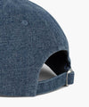 Marithé François Girbaud DENIM WASHING SMALL CLASSIC LOGO COVERED CAP light blue