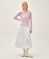 Marithé François Girbaud W RINGER STRIPE LONG SLEEVE TEE