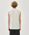 Marithé François Girbaud SORONA COOL SMALL CLASSIC LOGO SLEEVELESS light heather gray