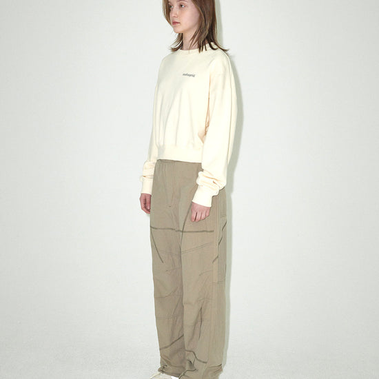Mahagrid Origin Logo Crop Sweatshirt