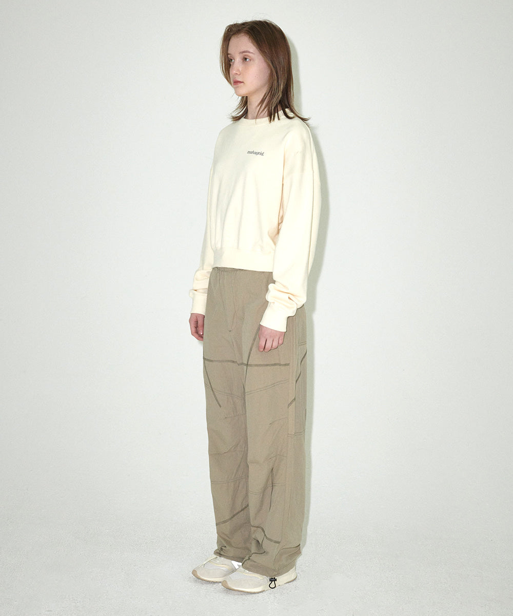 Mahagrid Origin Logo Crop Sweatshirt