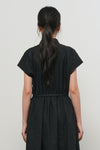 General Idea WOMAN Dolman Sleeve Belted Long Dress