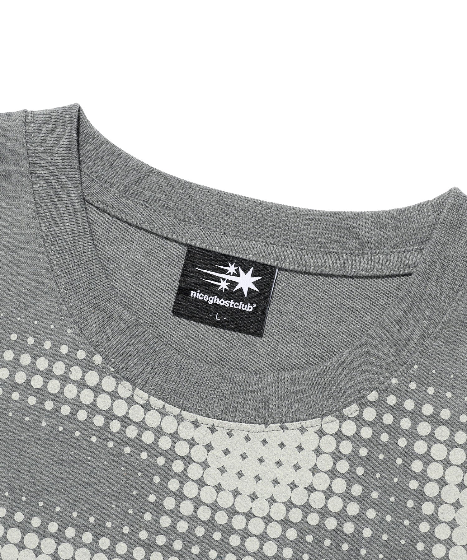 Nice Ghost Club 3Star Halftone Tee [Grey]