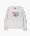Marithé François Girbaud Kids Doodle Classic Logo Sweatshirt in Brushed Dark Green