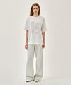 Marithé François Girbaud W UNICORN GRAPHIC OVERSIZED TEE