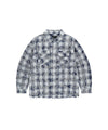 Mahagrid Bleached Raw-Cut Check Shirt