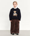 Marithé François Girbaud Kids Bear Jacquard Knit Pullover