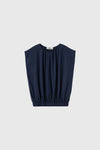 General Idea WOMAN Shirring Sleeveless T-Shirt Blouse