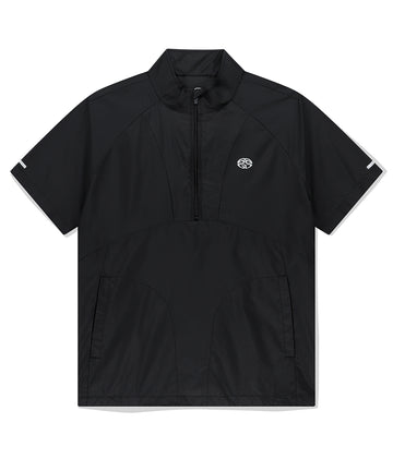 Mahagrid Half Zip Panel Windbreaker