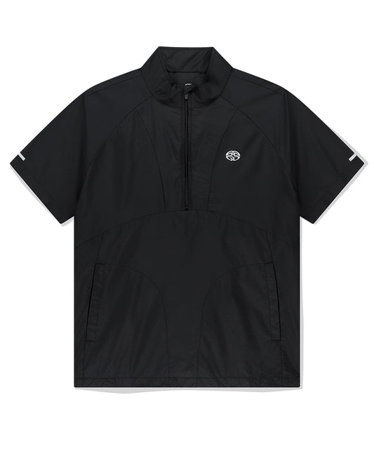 Mahagrid Half Zip Panel Windbreaker