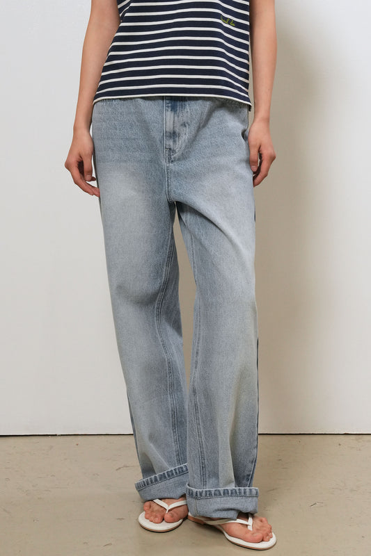 General Idea [XS Exclusive] Women's Semi-Wide Denim Pants
