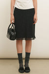 General Idea WOMAN Dot Sheer Midi Skirt