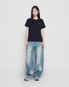 ADLV Woman Fuzzy Dragon Artwork Short Sleeve T-Shirt
