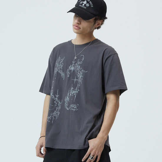 Mahagrid Heart Tattoo Tee