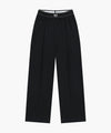 Marithé François Girbaud Marithé SPORT W PIN-TUCK WIDE PANTS black