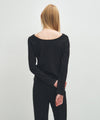 Marithé François Girbaud W BASIC SCOOP BACK LONG SLEEVE