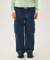 Marithé François Girbaud Kids Straight Cargo Denim Pants