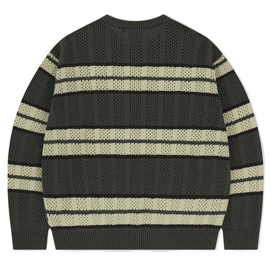 Mahagrid Mesh Stripe Knit