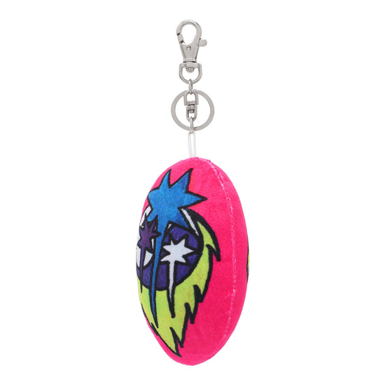 Nice Ghost Club Soul Pussy Cat Ghost Soul Girl Symbol Pillow Key Chain [Pink]
