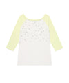 Cavish U Neck Star Raglan Long Sleeve Tee