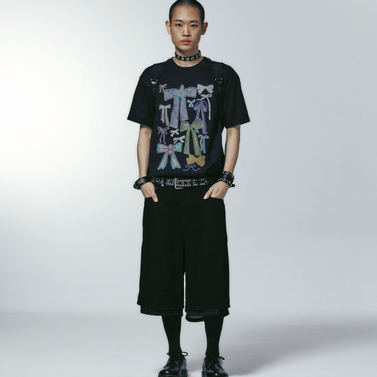 Nice Ghost Club Ribbon Party Tee [Black]