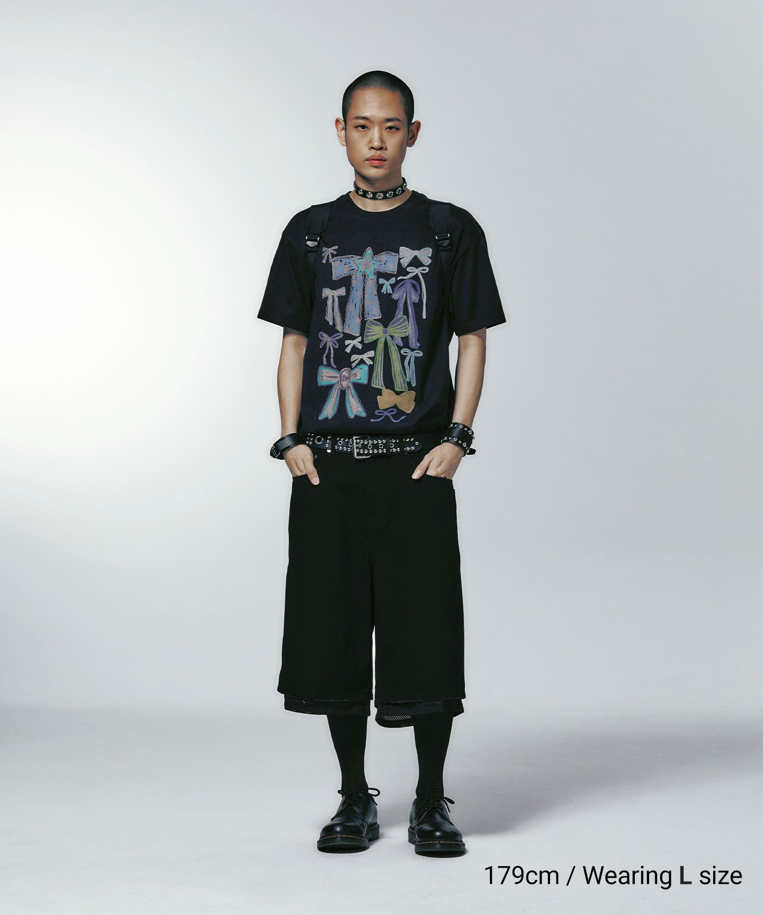Nice Ghost Club Ribbon Party Tee [Black]