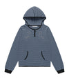 Cavish Women's Stud Striped Hoodie