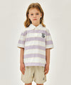 Marithé François Girbaud Kids Multi Stripe Collar Tee