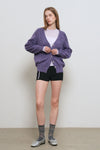 General Idea WOMAN Cotton Blend Saddle Shoulder Cardigan