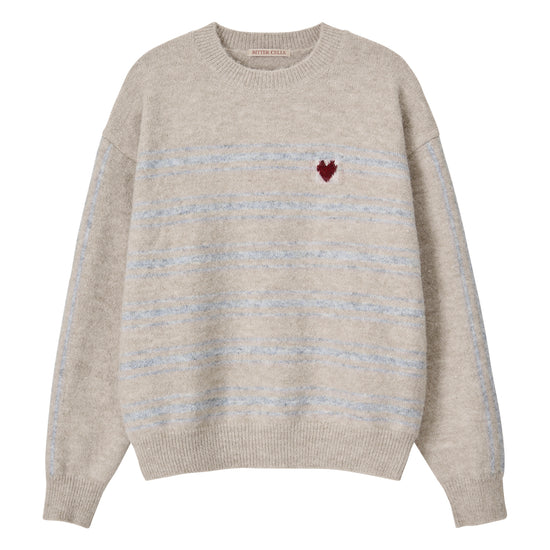 Bitter Cells 95 Vintage Stripe Knit - Beige
