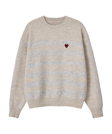 Bitter Cells 95 Vintage Stripe Knit - Beige