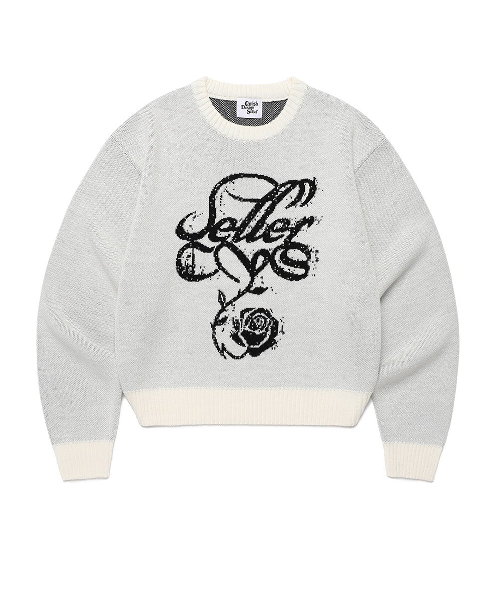 Cavish Women's Dust Classic Rose Knit Sweater