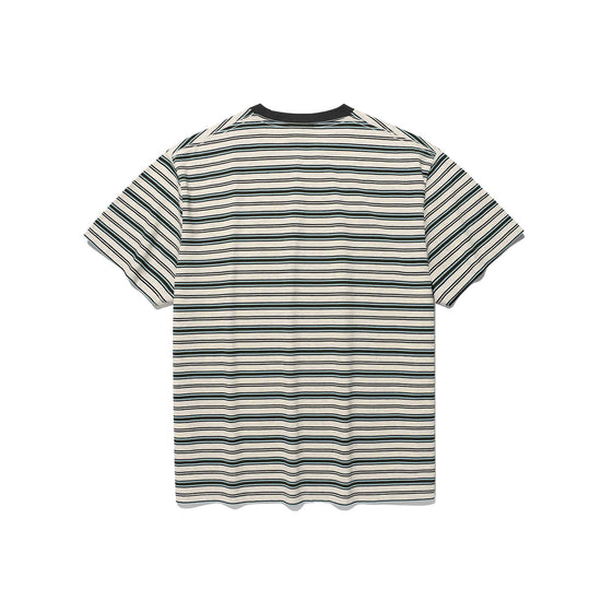 Nice Ghost Club Stripe 3 Star Basic Tee [Oatmeal]
