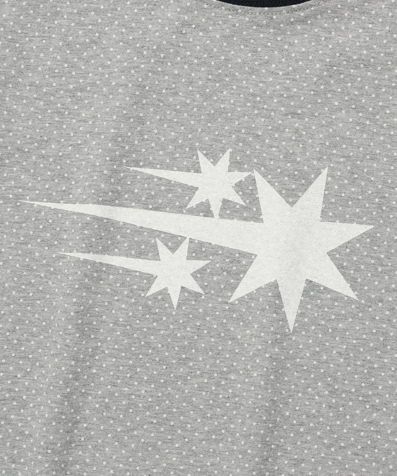Nice Ghost Club 3 Star Dot Raglan Crop Tee