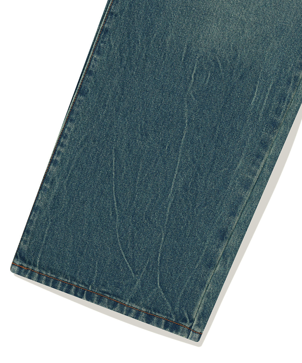 Mahagrid Mud Washing Denim Pant