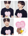 ADLV Kids Heart Line Friends Short Sleeve T-Shirt