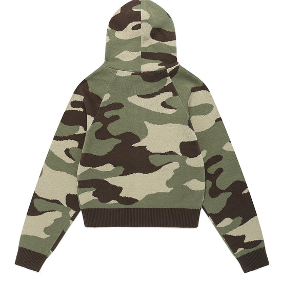 Cavish Women's Union Jack Knit Zip Up Hoodie