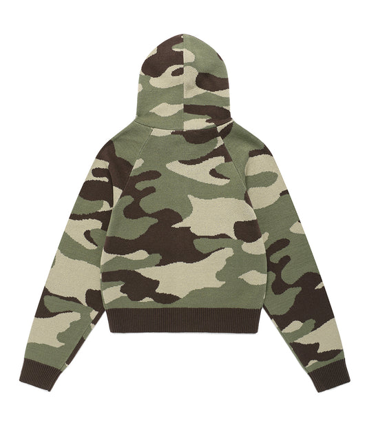 Cavish Women's Union Jack Knit Zip Up Hoodie