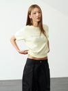 ADLV Woman Basic Standard Short Sleeve Knit