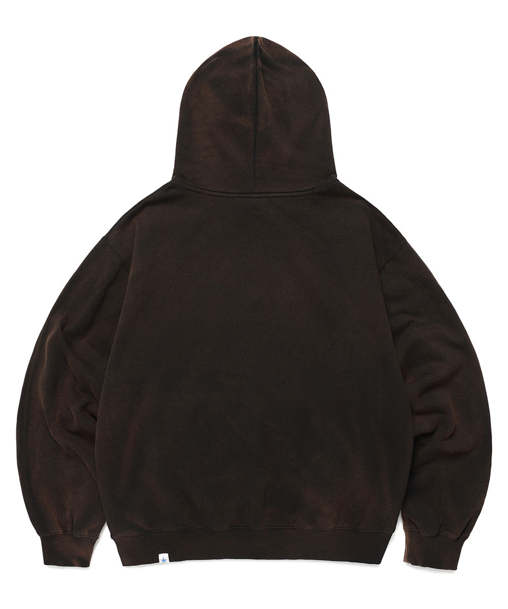 Cavish DYED ROCHA HOODIE [BLACK]