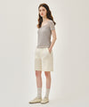 Marithé François Girbaud W BERMUDA HALF PANTS