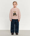 Marithé François Girbaud Kids Bear Jacquard Knit Pullover