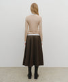 Marithé François Girbaud W Long Flare Skirt