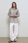 General Idea WOMAN Summer Wrinkle Sheer Shirt