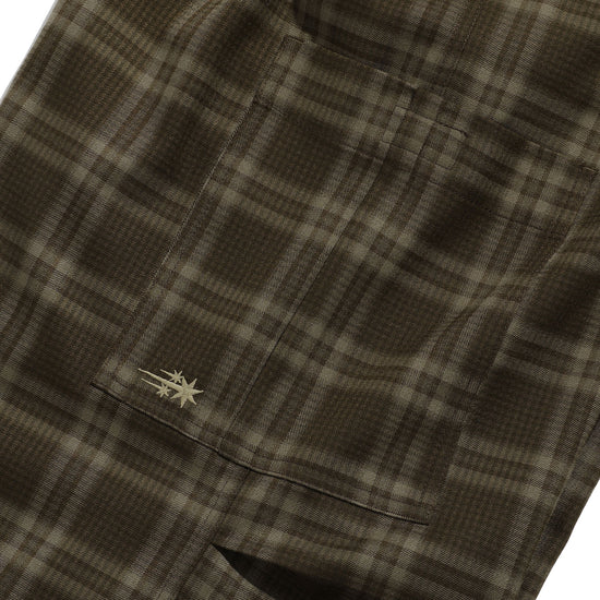 Nice Ghost Club Check Parachute Cargo Pants